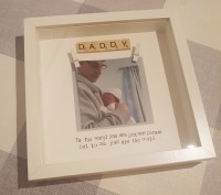 Daddy Scrabble Box Frame